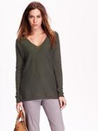 Old Navy Long Sleeve Knit Tunic Sweater Size L Tall - Forest