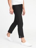 Old Navy Mens Slim Go-dry Performance Flex Pants For Men Black Size 34w