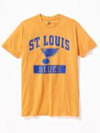 Old Navy Mens Nhl Team-graphic Tee For Men St. Louis Blues Size S