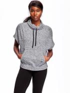 Old Navy Loose Fit Sweater Knit Poncho For Women - Grey