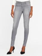 Old Navy Womens Mid-rise Built-in-sculpt Gray Rockstar Jeans For Women Gray Size 16