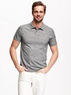 Old Navy Jersey Polo For Men - Heather Grey
