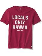 Old Navy Hawaii Graphic Tee For Men - Gosh Garnet