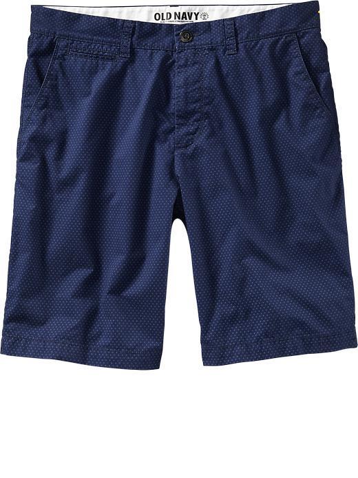 Old Navy Mens Slim Fit Twill Shorts 9 1/2&quot; - Goodnight Nora Print