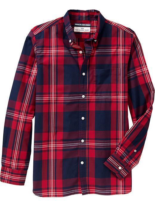Mens Classic Regular Fit Shirts Size Xxl Big - Bed Of Roses