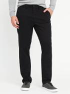 Old Navy Athletic Ultimate Built In Flex Khakis For Men - Black