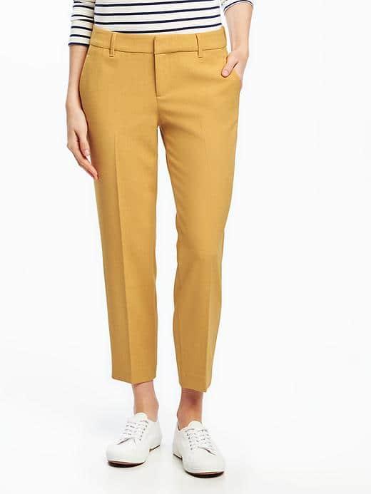 Old Navy Mid Rise Harper Pants For Women - Golden Arrow