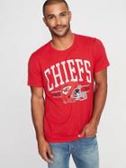 Old Navy Mens Nfl Team-graphic Slub-knit Tee For Men Chiefs Size S