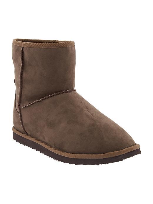 Old Navy Womens Sueded Faux Fur Lined Boots Size 10 - Dark Brown