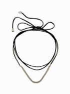Old Navy Suede Wrap Choker Necklace For Women - Black