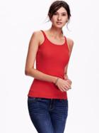 Old Navy Rib Knit Layering Tank Size L Petite - Red To Me