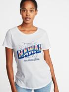 Old Navy Womens Hawaii Graphic Tee For Women Calla Lily W Expd Pckg Size Xs