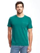 Old Navy Garment Dyed Crew Neck Tee For Men - Another Green World