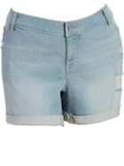 Old Navy Womens Plus The Boyfriend Cuffed Denim Shorts 5 - Arendelle