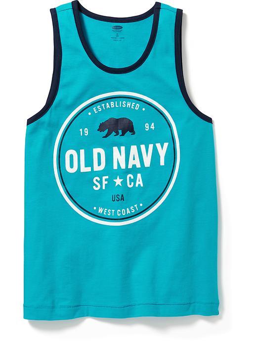 Old Navy Logo Tank - Bondi Beach