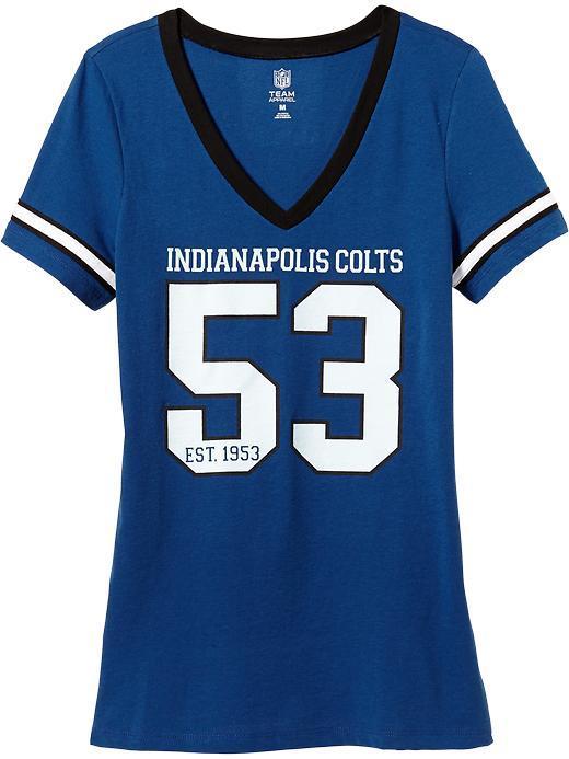 Old Navy Womens Nfl Team V Neck Tees - Colts