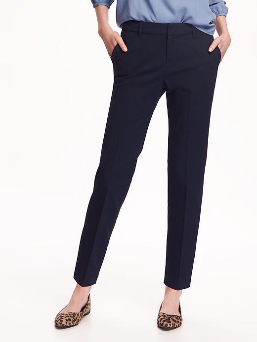 Old Navy Mid Rise Harper Trouser For Women - In The Navy
