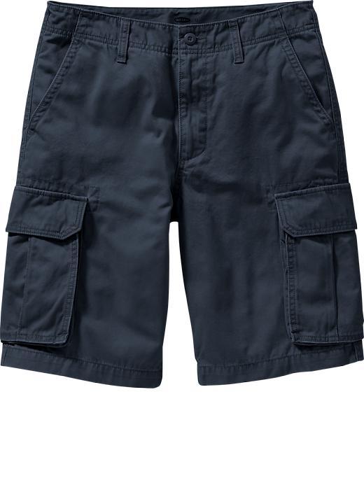 Old Navy Mens Brushed Twill Cargo Shorts 10 1/2&quot; Size 44w Big - Ink Blue