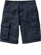 Old Navy Mens Brushed Twill Cargo Shorts 10 1/2&quot; Size 44w Big - Ink Blue