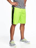 Old Navy Go Dry Train Shorts For Men 10 - Neon Spark