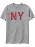 Old Navy Mens New York Graphic Tees - Heather Gray