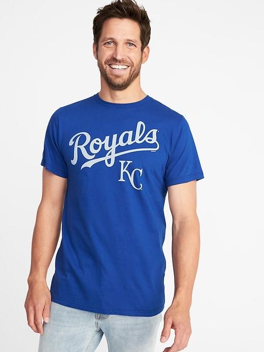 Old Navy Mens Mlb Team Graphic Tee For Men Kansas City Royals Size Xl