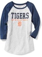 Old Navy Mlb Team Lets Play Ball Tee For Women - Detroit Tigers
