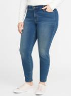 Old Navy Womens High-rise Secret-slim Pockets + Waistband Built-in Warm Rockstar Super Skinny Plus-size Jeans Angel Island Size 16