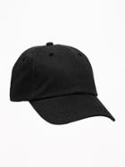 Old Navy Mens Twill Baseball Cap For Men Black Size One Size