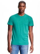 Old Navy Soft Washed Crew Neck Tee For Men - Teal