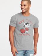 Peanuts&#174 Snoopy &#34;new York The Big Apple&#34; Tee For Men