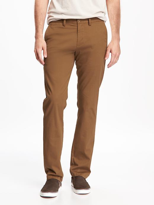 Old Navy Ultimate Slim Built In Flex Khakis For Men - California Grizzly