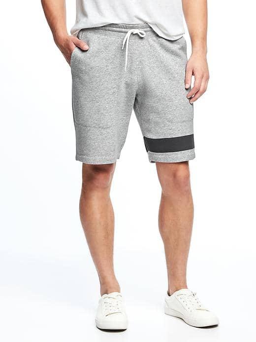 Old Navy Fleece Shorts For Men - Heather Gray