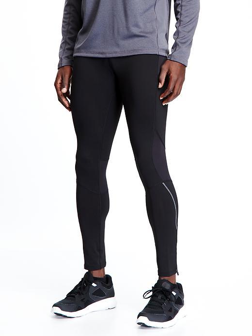 Old Navy Running Tights For Men - Black
