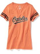 Old Navy Mlb V Neck Tee For Women - Baltimore Orioles