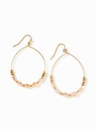Old Navy Mixed Bead Drop Earrings For Women - Ballet Slipper Pink