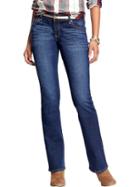 Old Navy Womens The Diva Boot Cut Jeans - Crater Lake