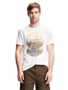 Old Navy Graphic Tee For Men - Bright White 2