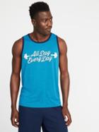 Old Navy Mens Go-dry Cool Graphic Performance Tank For Men All Day, Every Day Size Xl