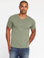 Old Navy Soft Washed Slub Knit V Neck Tee For Men - Another Green World