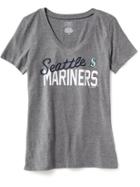 Old Navy Mlb Team V Neck Tee For Women - Seattle Mariners