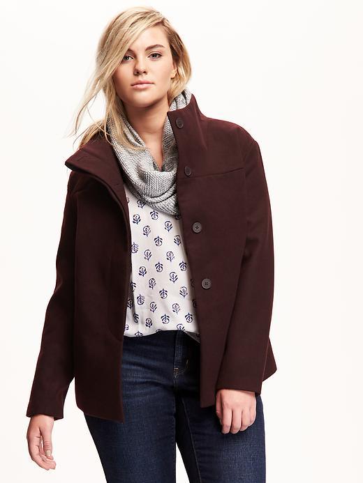 Old Navy Funnel Neck Plus Size Jacket Size 1x Plus - Rich Rec