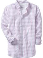Old Navy Mens Everyday Classic Slim Fit Shirts Size Xl - Floyd Pink Tattersall
