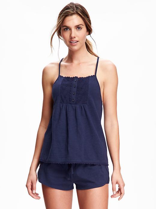 Old Navy Lace Sleep Top For Women - Lost At Sea Navy