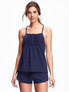 Old Navy Lace Sleep Top For Women - Lost At Sea Navy