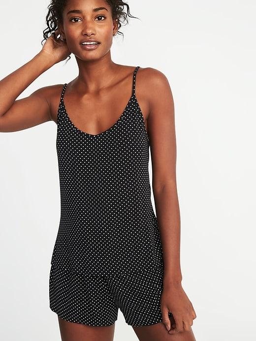 Old Navy Womens Semi-fitted Lounge Cami For Women Dots Size L