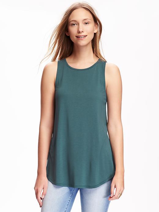 Old Navy High Neck Tank For Women - Emerelda