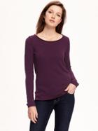 Old Navy Classic Crew Neck Pullover For Women - Red Buttons