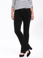 Old Navy Womens Curvy Boot Cut Cords Size 12 Petite - Black