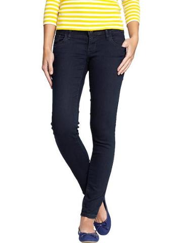 Old Navy Old Navy Womens The Rock Star Super Skinny Jeans - Dark Wash